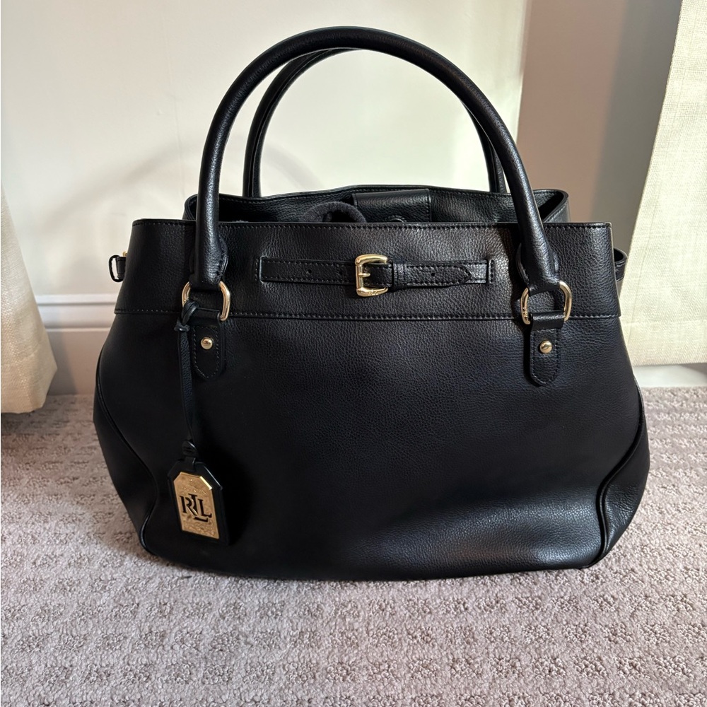 Ralph Lauren Black Satchel Bag